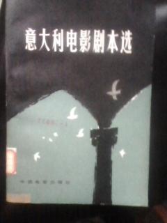 意大利电影剧本选[上]