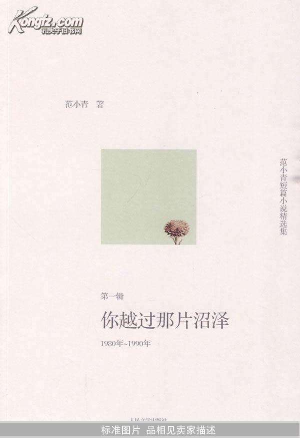 你越过那片沼泽：范小青短篇小说精选集第一辑：1980年～1990年