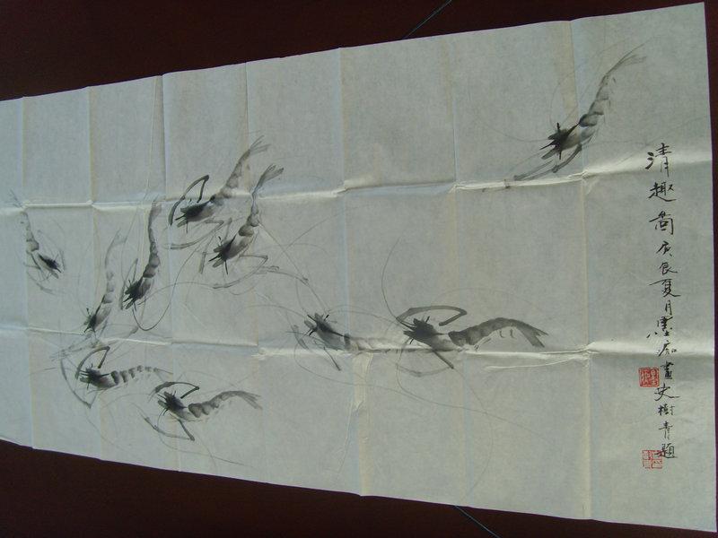 吕永福(墨痴)：画：清趣图(136*68)北京陶然画院副院长,北京中国画研究社研究员及北京燕南书画学会副会长(补图3)