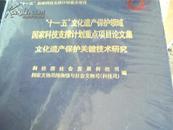 “十一五”文化遺產(chǎn)保護(hù)領(lǐng)域國家科技支撐計劃重點(diǎn)項(xiàng)目論文集---文化遺產(chǎn)保護(hù)關(guān)鍵技術(shù)研究