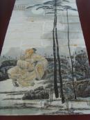 牧青（李希勇）：画：孔子月下静思图（当代最具艺术价值与市场收藏潜力的画家，山东省国画院副院长、山东美协理事、山东省美术家协会山水画艺委会副秘书长、山东美协花鸟画艺委会委员）（补图2）