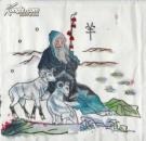 绝版限量200套_手工雕版印刷_朱仙镇木版年画_手工彩绘_生肖年画