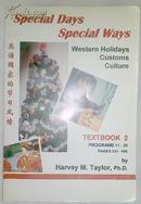 Special Days Special Ways Western Holidays Customs Culture 英语国家的节目风情 Textbook 2