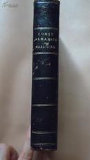 1835-38 年George Cruikshank_COMIC ALMANACK _克鲁克香克《滑稽年鉴》最初合订本 一版一印 48桢钢板画 3/4牛皮珍品古董杂志