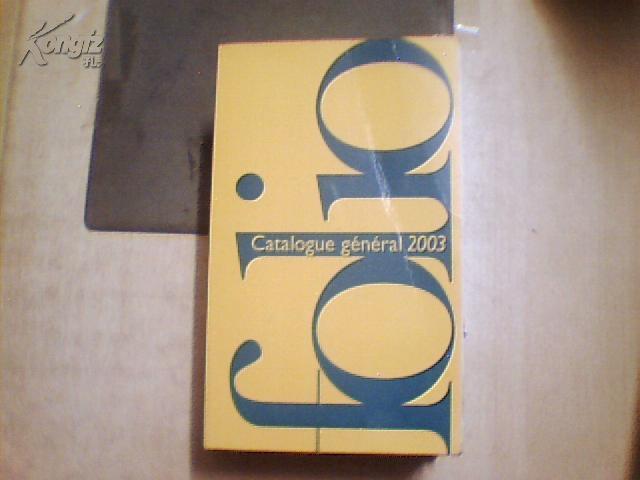 Catalogue general 2003（英语原版书）