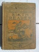 民国英文原版小说：<SIXTH  READER>（32开硬精装“内多插图”1916年出版 品好）