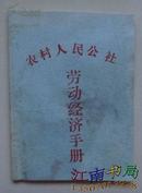 农村人民公社 劳动经济手册