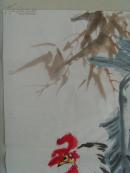 国天星（国玉明）：画：课子图/中国花鸟画研究会会员/山东美协会员/山东画院高级画师/济南长清区美协副主席