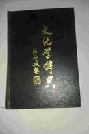 文化学辞典 精装本 中央民族学院出版社1988年一版一印