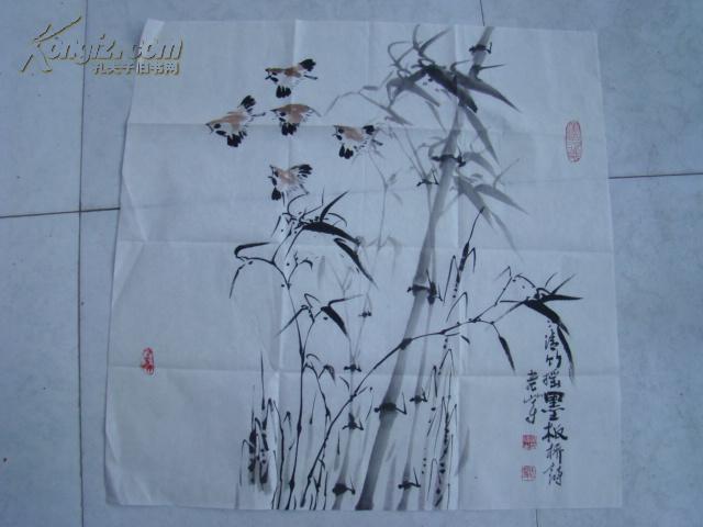中国美协会员、国家一级美术师老等花鸟作品 保真