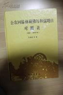 文史考古类收藏：公农回傣彝藏佛历和儒略日对照表:622-2050年  王焕春签名本