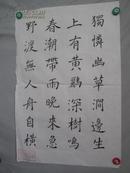 北京书协考级试卷 杨淋 书法一幅   70*46厘米.