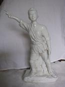白瓷雕塑瓷：样板戏人物红色娘子军