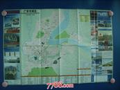 广安市城市风貌全景图-对开地图
