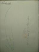 老笺纸——张大千花卉三种，90年代木版水印信笺，3图3页，不含笺封
