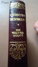 1890年 Walter Scott - Quentin Durward 司各特《昆丁•达沃德》全真皮本 品相十成 增补插图