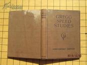 GREGG SPEED STUDIES[葛雷格速记研究]1931年葛雷格出版公司
