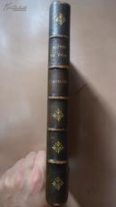 1868年ALFRED DE VIGNY -Stello 阿尔弗雷德•德•维尼小说《斯泰洛》1/2真皮古董书 法文大字本