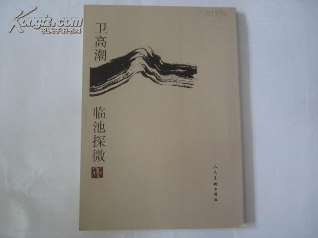 卫高潮 临池探微  2008年人民美术出版 8开