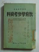 49年初版 《教育学参考资料>》 收录毛泽东文章多篇  32开160页  长沙清华中学藏书