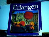 【1976年德文精装原版铜版纸画册】erlangen埃朗根，书皮有破损，见图，余品较好！