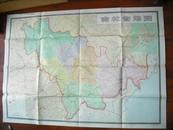 吉林省地图 1982年3月第一版 北京第1次印刷