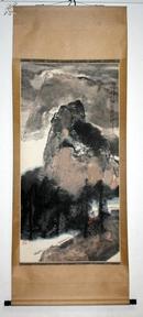 舒朴基 80年代山水精品  峨眉暮色  曾任嘉州画院副院长C