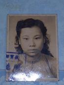 民国老照片：叶慧珠证件照片       5×3.8厘米