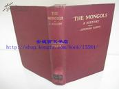 1908年英文《蒙古史》---- 成吉思汗，蒙古帝国崛起到没落的历史，折叠地图，毛边本