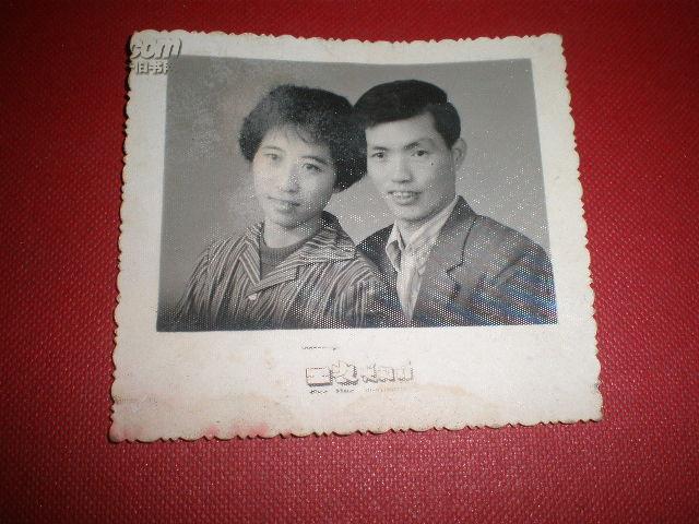 60年代老照片结婚照（8x7cm）