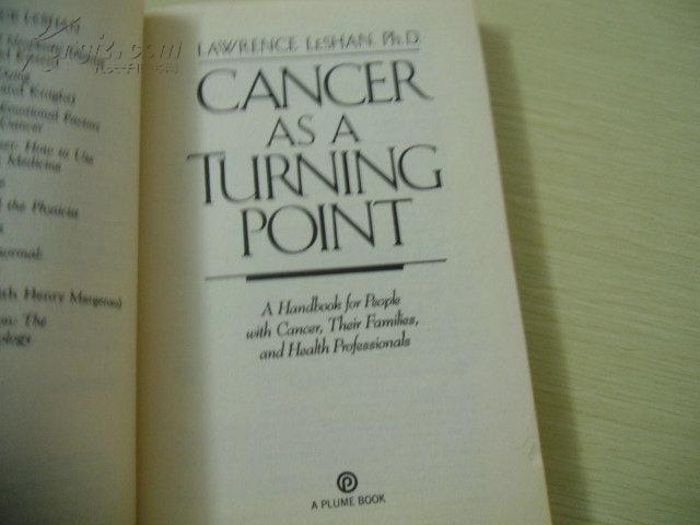 Cancer As a Turning Point【癌症作为转折点，劳伦斯·洛杉，英文原版】