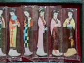 常州宫梳名蓖十二金钗 【合. 长45厘米.宽16厘米】