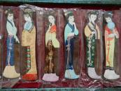 常州宫梳名蓖十二金钗 【合. 长45厘米.宽16厘米】