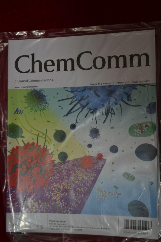 Chem Comm Chemical Communications VOL.49 NUM.19 2013/03/07 P1873-1972 化学通信 影响因子