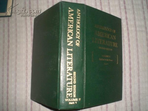 ANTHOLOGYOF AMERICANLITERATURE （美国文学选 全2卷）货号：JZ