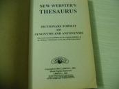 Webster\'s Thesaurus: Over 125,000 Entries【韦氏词库，英文原版】
