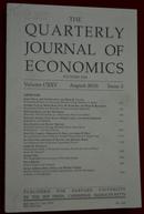 Quarterly Journal of Economics 2010/04/502 issn00335533