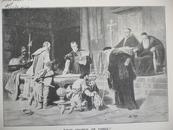 1888年版画：The Council of Three