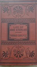 1871年 Thomas Carlyle _ Life of John Sterling 托马斯•卡莱尔《斯特林传》布面烫金精装 品相上佳