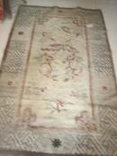 清代 老地毯  有残  尺寸为185*115cm