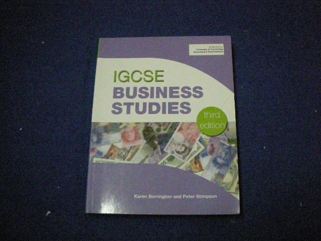  IGCSE Business  Studies      third edition