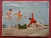武术 画页（心红志壮、侧刃避芒、凌空疾刺）3张合售（长15厘米、宽20厘米）