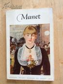 英文 Manet 《马奈》介绍马奈的画作 彩页 1955