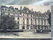 1921年  法国实寄L'Hôtel des Thermes风景明信片   一张  
 [10c邮票一张 邮戳1枚