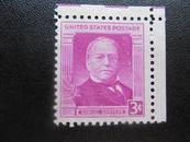 特价 1950年美国“劳工领袖龚帕斯诞生100周年”直角边新票洗胶