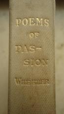 1886年Ella Wheeler Wilcox: Poems of Passion 埃拉•威尔科克斯《热爱之诗》罕见诗集 含传世名诗-孤独 布面精装 品相佳