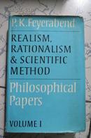 Realism, Rationalism and Scientific Method  现实主义，理性主义和科学方法