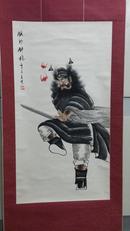 吴增：画：辟邪钟馗/活画大师/中国少林寺禅画院副院长、中国当代民间艺术家协会常务理事（带简介）