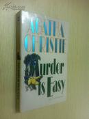 Murder Is Easy【杀人不难，阿加莎·克里斯蒂，英文原版】