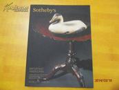2014 SOTHEBY 'S;；重要的美洲.欧洲、民间艺术、中国出口银质瓷器 印花和地【大缺本 品好看图】